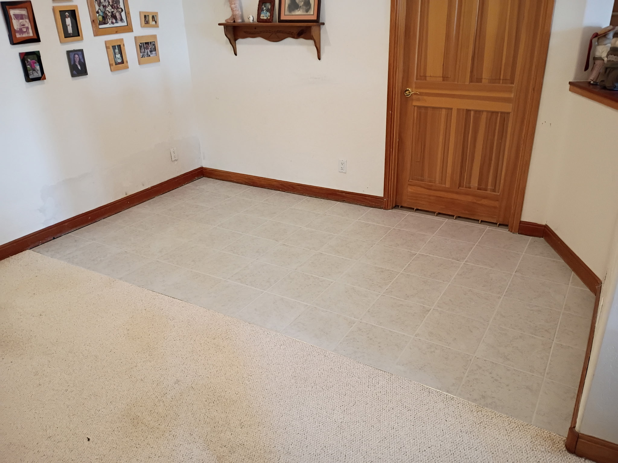 After: Tile Floor Repair
