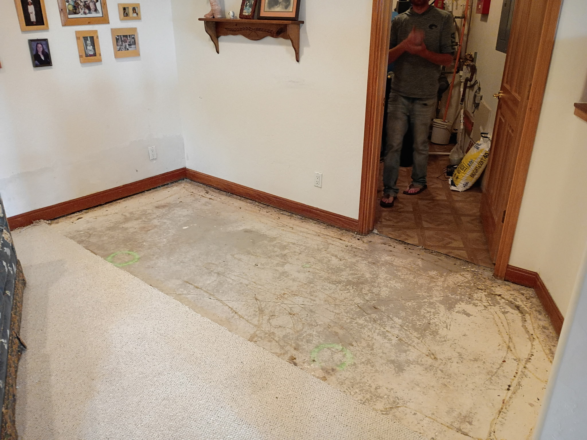 Before: Tile Floor Repair